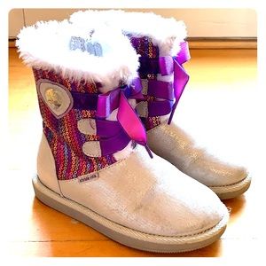 Disney Frozen Elsa Anna Stride Rite Boots size 10